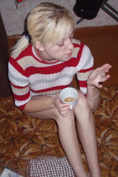 Обкончал лицо молодой красотке после бурной ночи