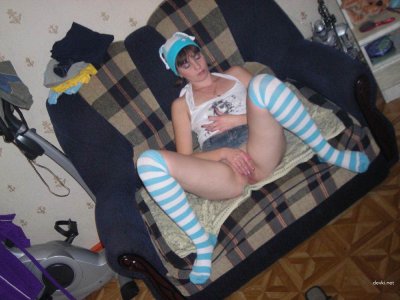 Уговорил леди сделать откровенное видео