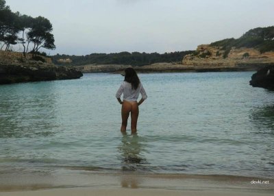 Мои сексуальные снимки с отпуска на пляже