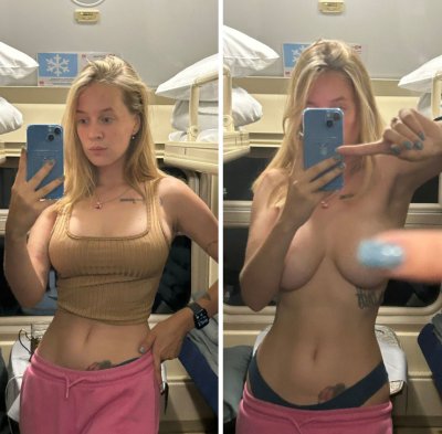 Барышня с упругой грудью - главная звезда порно-сайта!