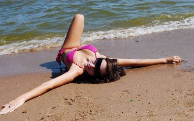 Обнаженная красотка из Украины - самое горячее шоу!