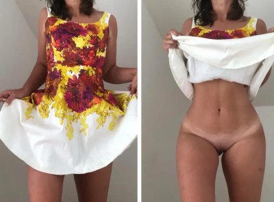 Пылкая брюнетка с обворожительным бюстом и пышной попой