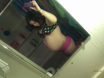 Пикантные фото будущей мамы: искусное искушение!