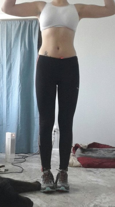 Соблазнительно продемонстрировала свои прекрасные формы