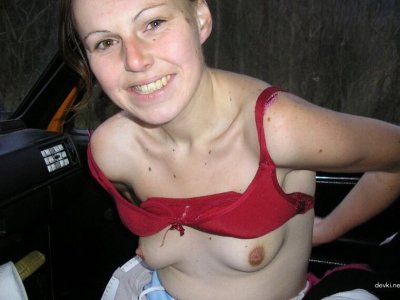 Оттрахал развратницу в машине!