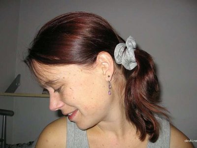 Красноволосая красотка в мужском соке - горячее видео