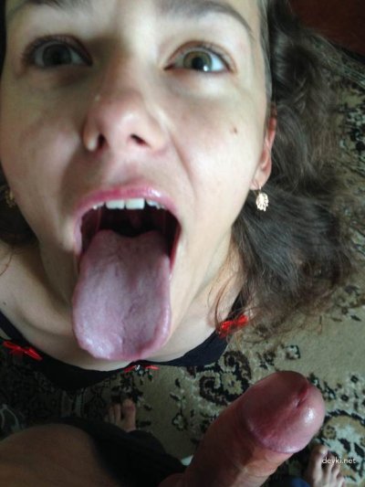 Подборка частных снимков орального секса в домашней обстановке