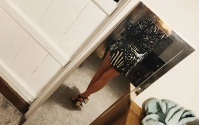 Экс-модель разделась и показала свое тело