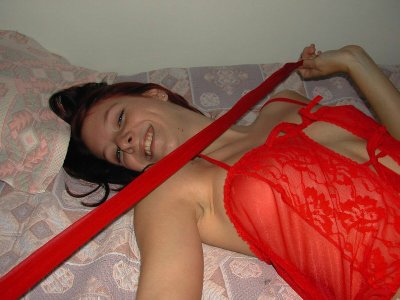 Интимные снимки огненной красотки