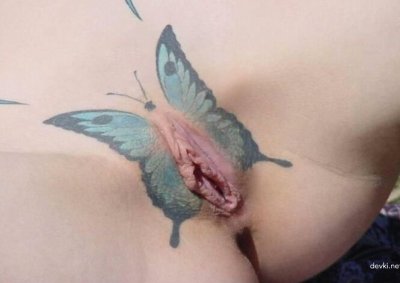 Сексуальные фото с татуировками на интимных местах