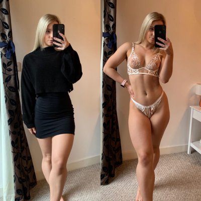 Развратная красотка показывает свое тело и стиль в разных нарядах!