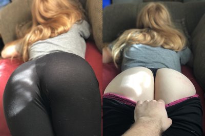 Малышка занимается сексом и делает минет леденцу