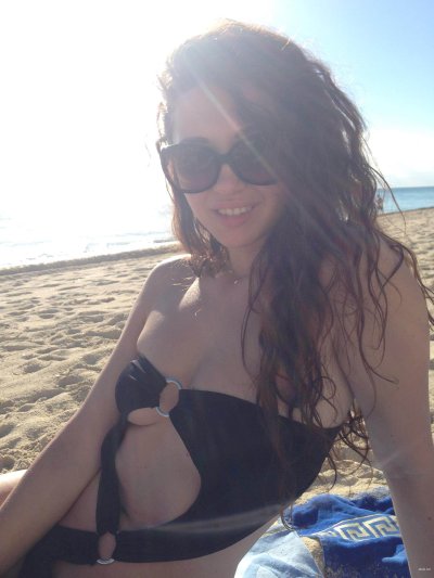 Домашнее видео с прекрасной украинской красавицей