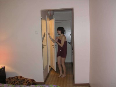 Сексуальные снимки красивой рыжеволосой дамы на камеру