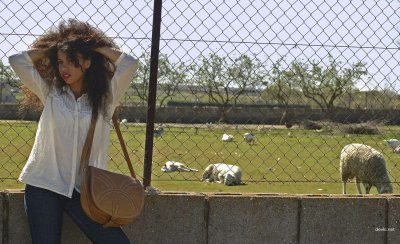 Обнаженная красотка встает на четвереньки