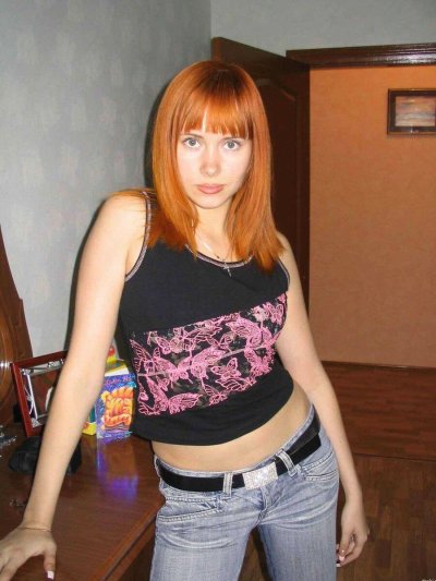 Интимные снимки пышной рыжеволосой леди