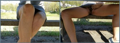 Променад без нижнего белья: сексуальная прогулка по городу