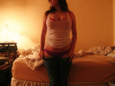 Потрясающая форма у красотки!